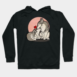 Parental Love - Wolf Hoodie